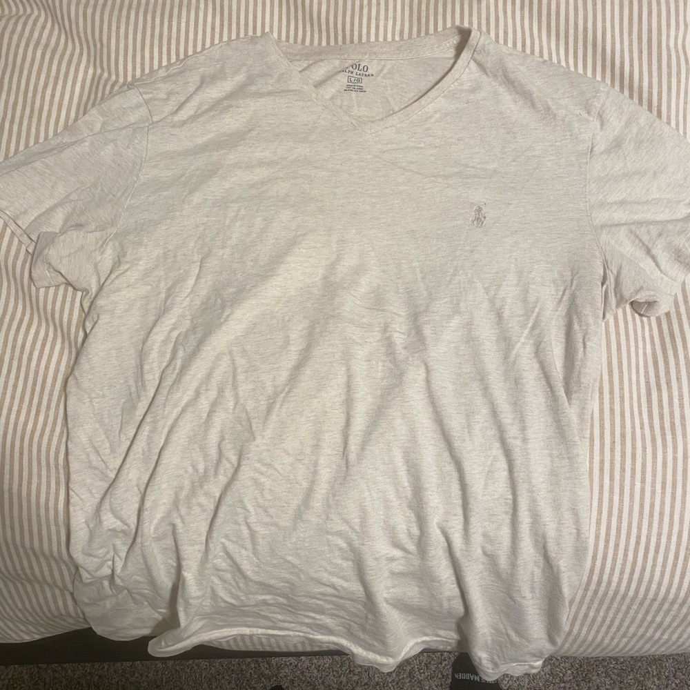 Men’s Polo T-Shirt - Heather Gray